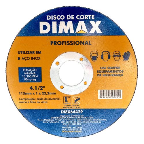 Disco Corte 4.1/2″ Inox