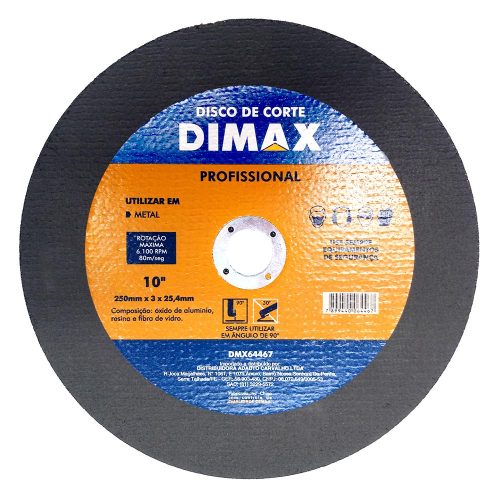 Disco de Corte 10″ Metal