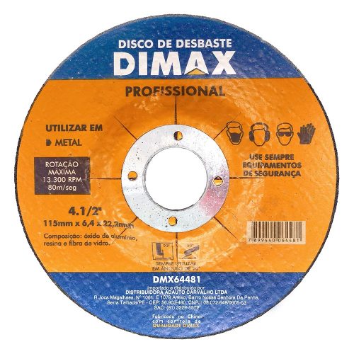 Disco Desbaste 4.1/2″ Metal