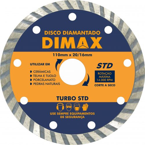 Disco Diamantado 110mm Turbo STD