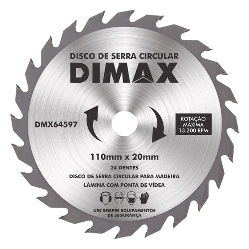 Disco Serra 24 Dentes 110mm Vídea