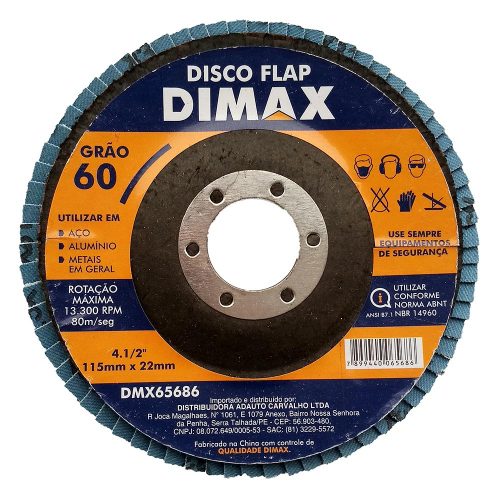 Disco Lixa Grão 60 115x22mm Flap