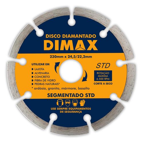 Disco Diamantado 230mm 9″ Segmentado STD