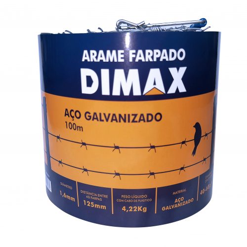 Arame em Aço Galvanizado Farpado 100 Metros