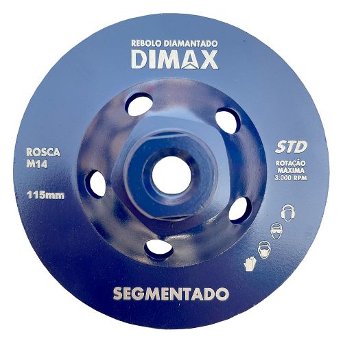 Rebolo Diamantado 115mm Segmentado