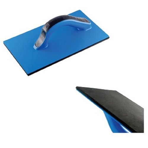 Desempenadeira PVC 14x27cm com Borracha Azul